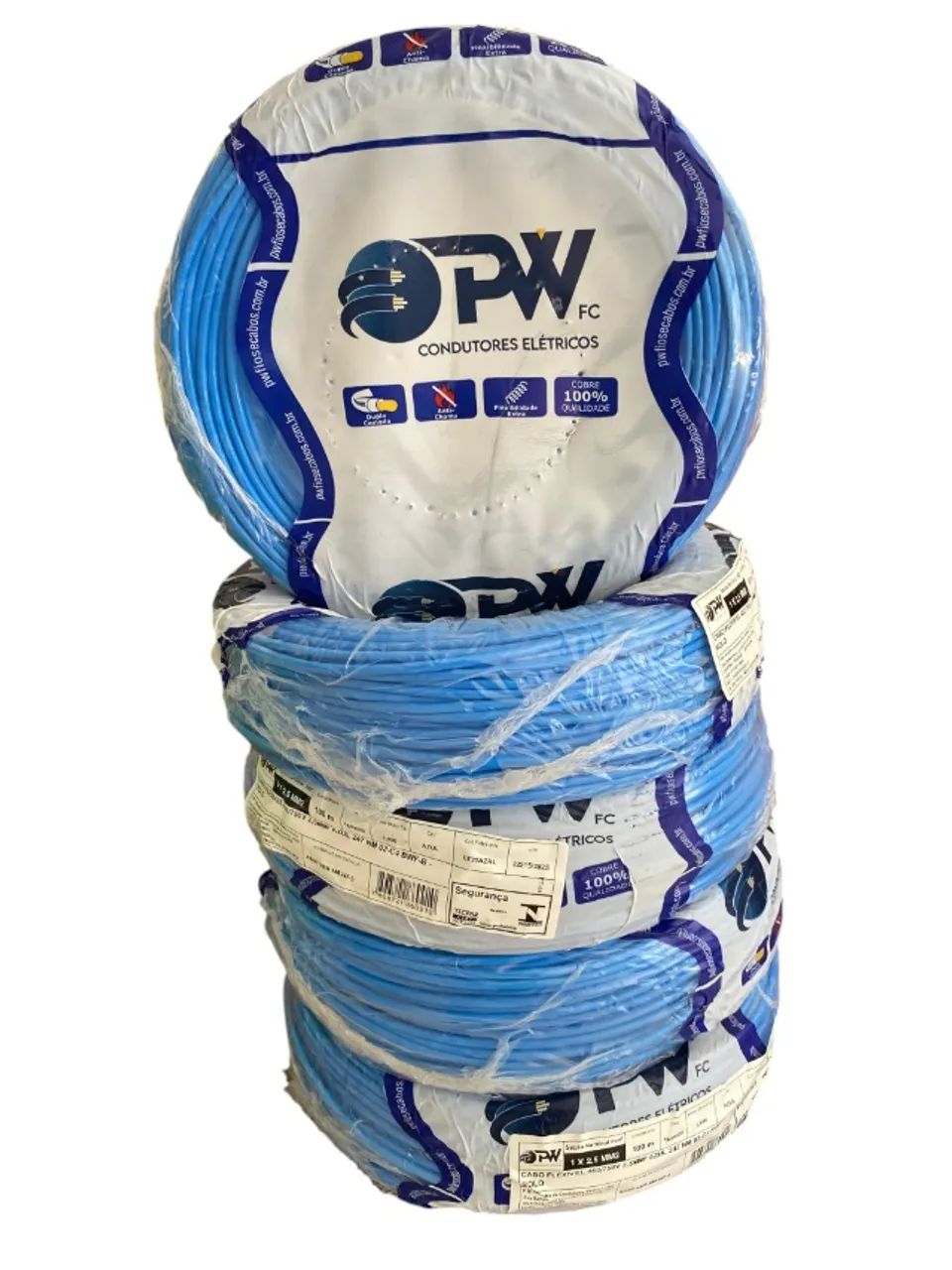 Cabo flexível fio 2,5 milímetros PW