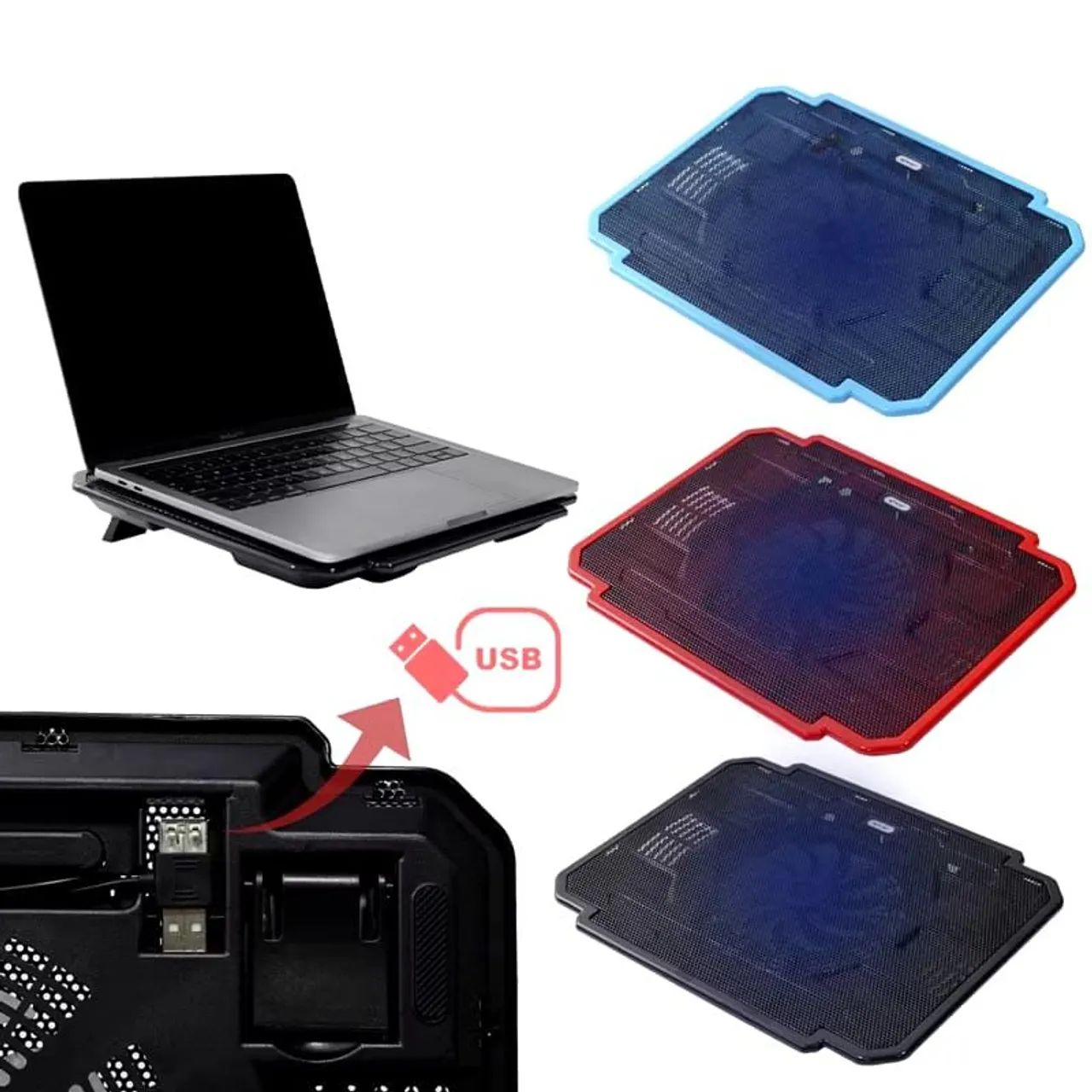 COOLER PROFISSIONAL PARA NOTEBOOK 9 À 20 Polegadas VERSÃO PREMIUM 2025/2026 GARANTIA 1 ANO - Foto 2