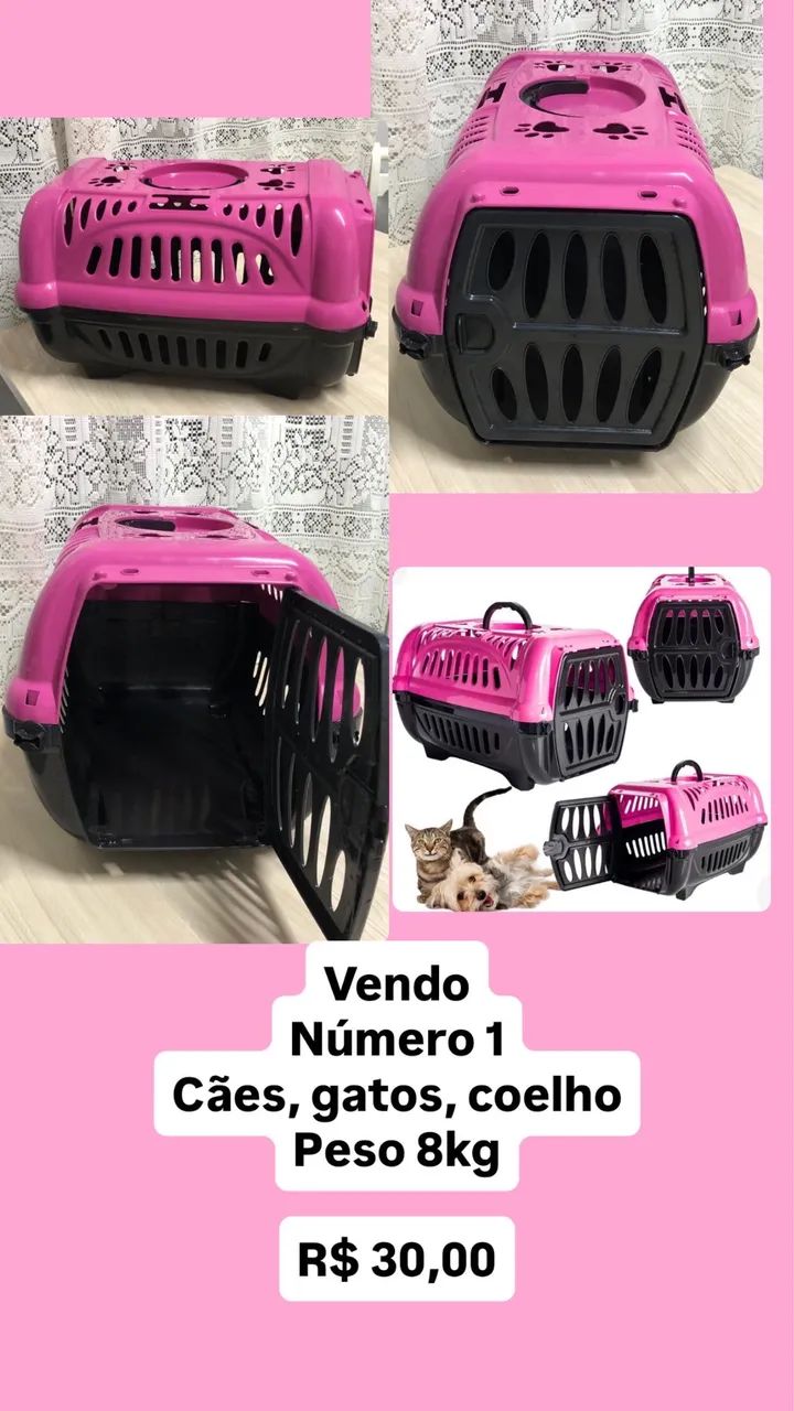 Caixa de Transporte Cão e Gato número 1 