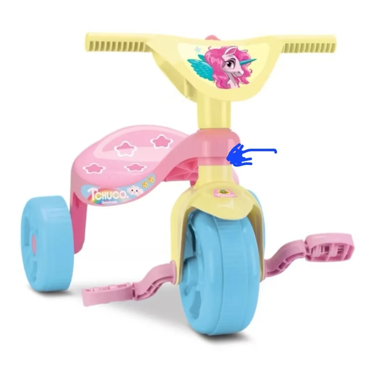 triciclo infantil rosa