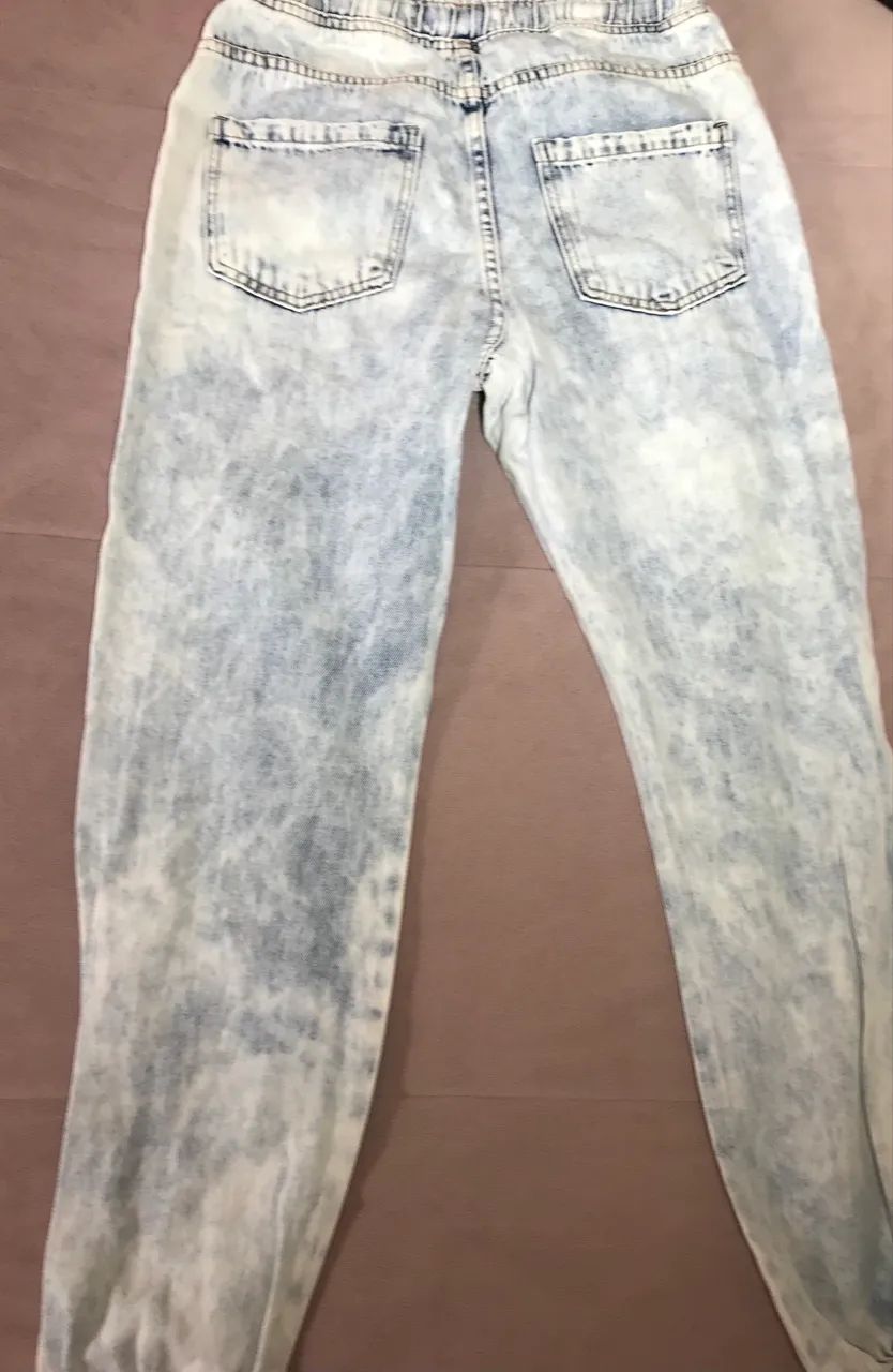 Calça jeans jogger destroyed - Foto 4