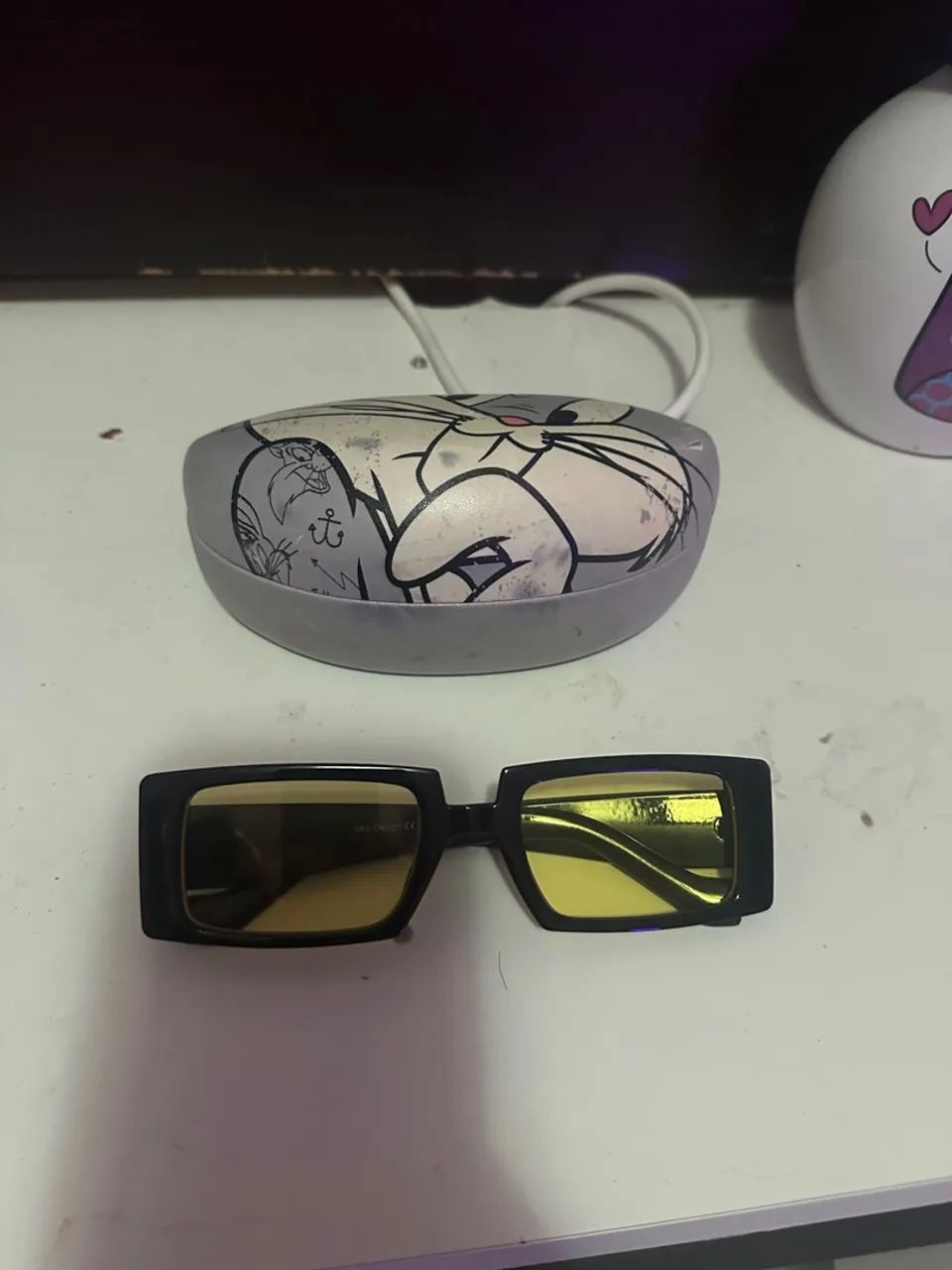 Óculos de Sol Ray-Ban Redondo Dourado - Foto 3