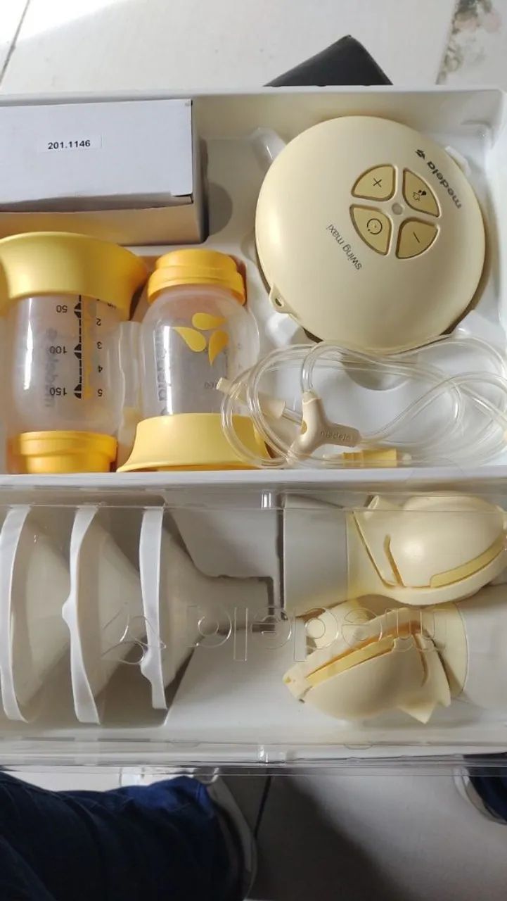Kit completo extrator de leite materno elétrico novo - Foto 4
