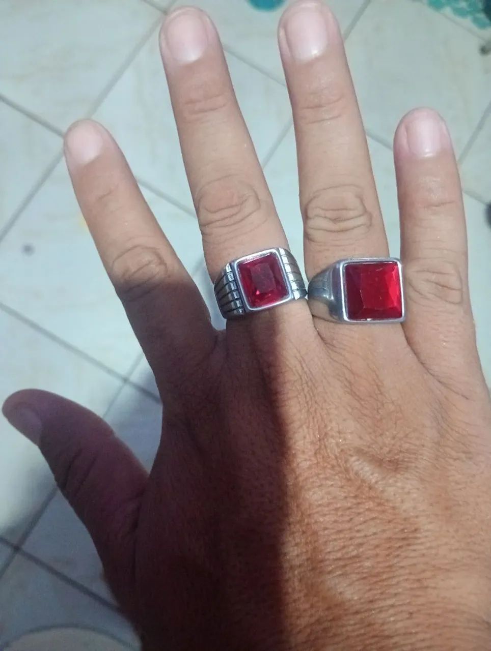  Anéis de Aço Inoxidável - Foto 3