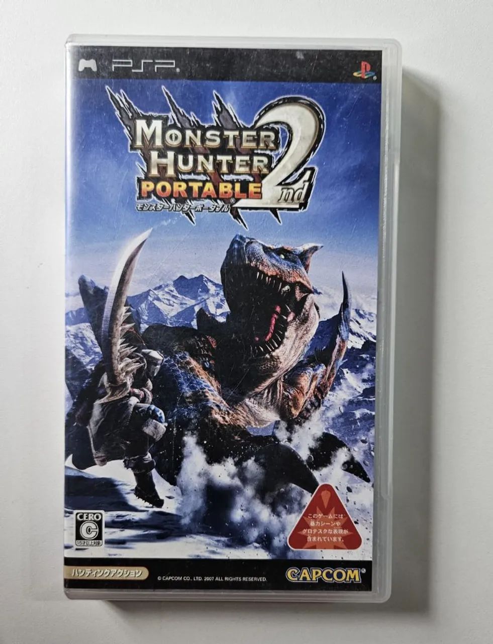 Monster Hunter 2ND Portable Psp ORIGINAL USADO - Foto 2