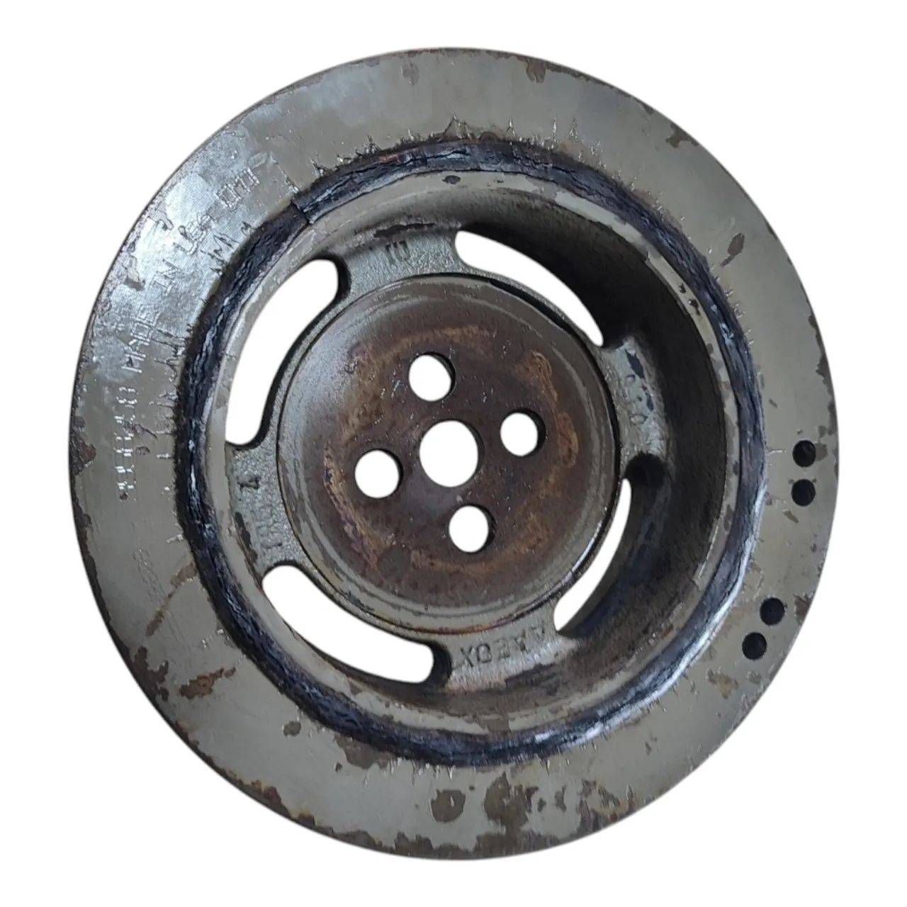 Polia Anti-vibratoria Cummins 4bt Cargo 815 Mecanico E3401 - Foto 3