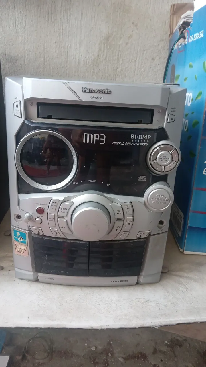 Som Panasonic SA-AK320 MP3 Bi-Amp