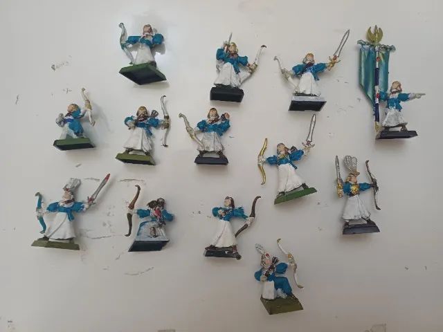 Warhammer Fantasy High Elves Archers, Pintado, Com Comando - Foto 4