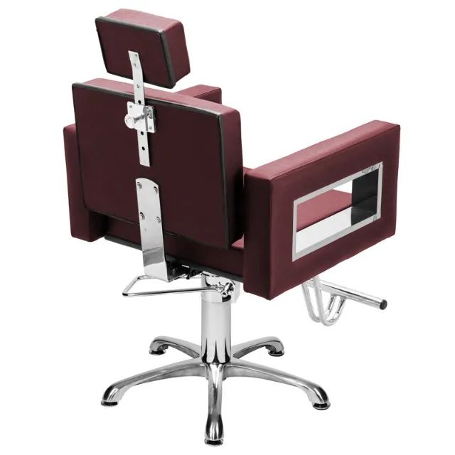 Cadeira de Cabeleireiro Reclinável Base Estrela - Lisboa Inox - Foto 3