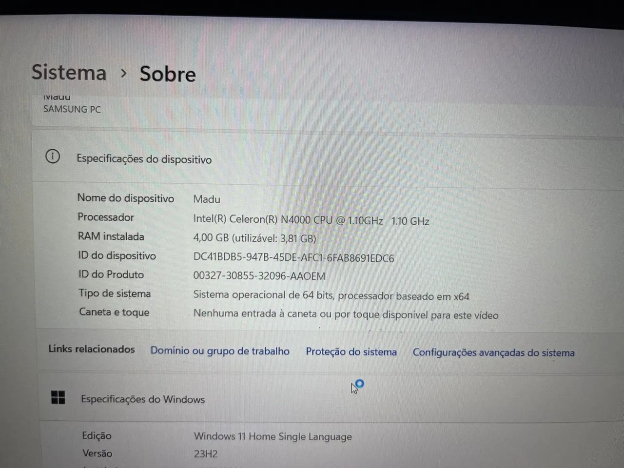 Notebook Samsung Flash F30 - Tela 13.3 - cor grafite  - Foto 5