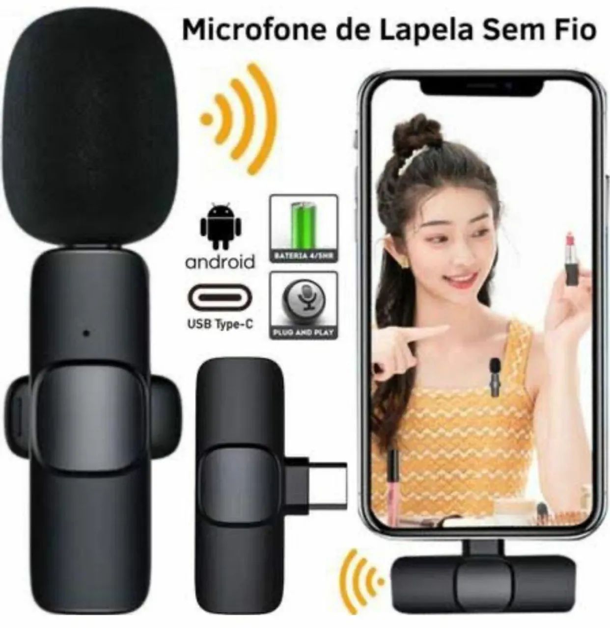 Microfone de Lapela (Tomate, Onistek, bmax...)  - Foto 2