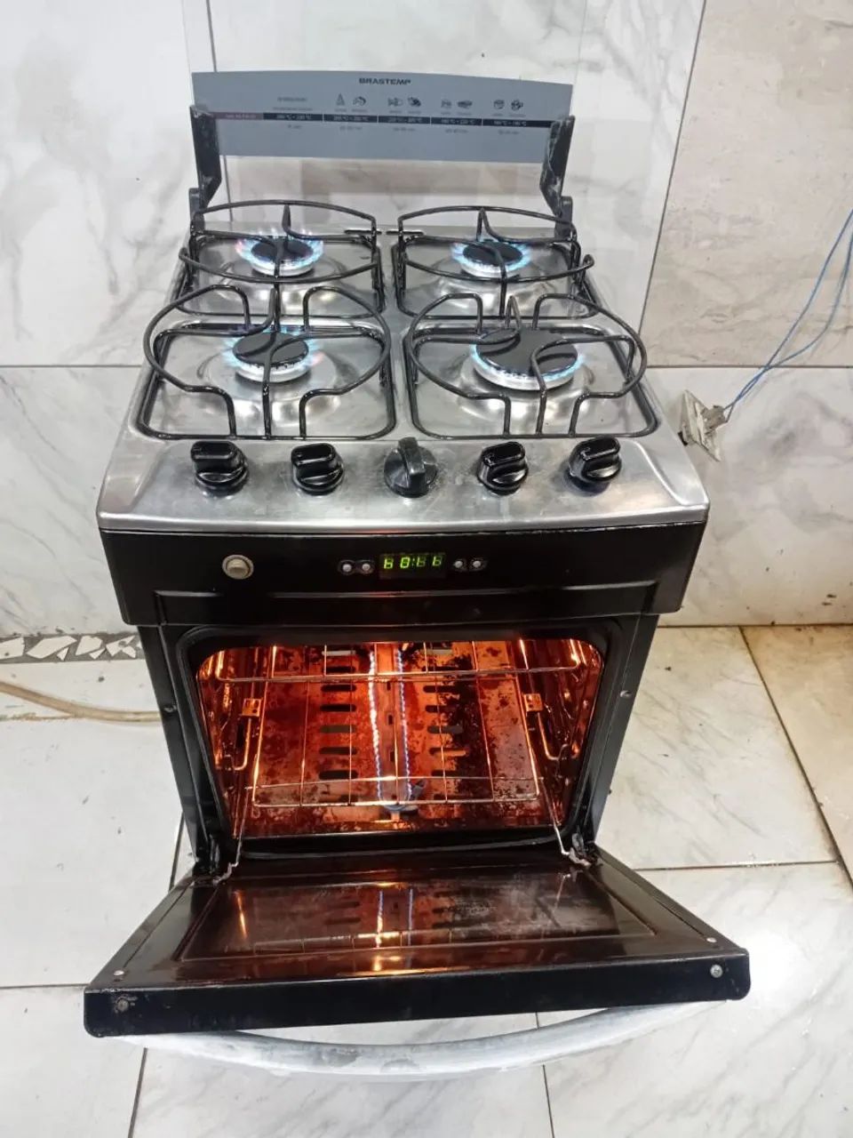 Fogão 4 Bocas Brastemp Acendimento Automático  - Foto 3