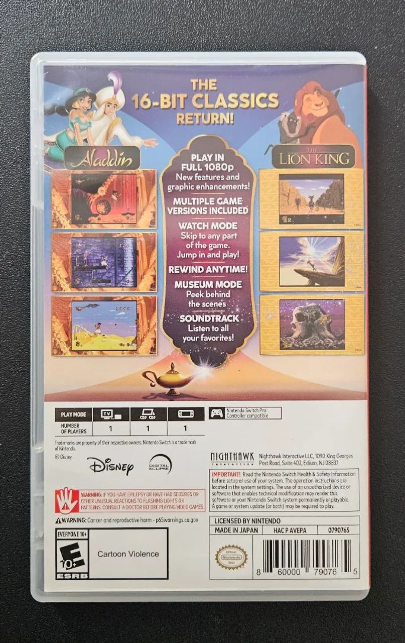 Aladdin e Rei Leão - Nintendo Switch - Foto 2