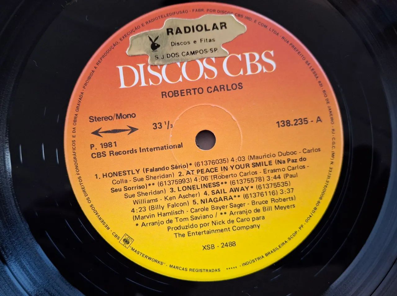 Disco de Vinil Roberto Carlos em Inglês.  - Foto 5