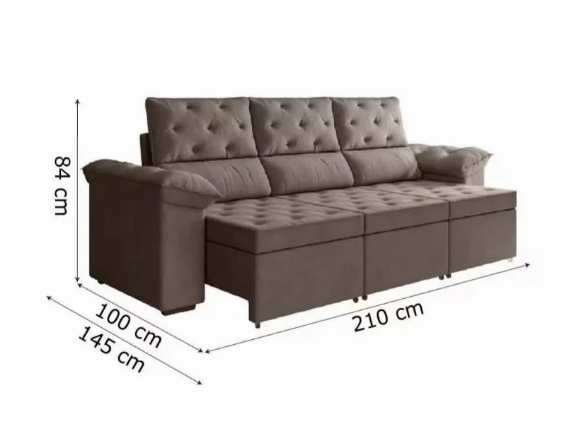 Brown reclining sofa64385922425346123