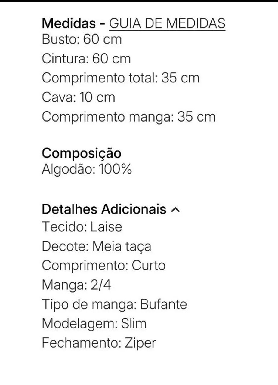 Blusa Rosa Chá Cor Creme Clarinho 36 - Foto 3