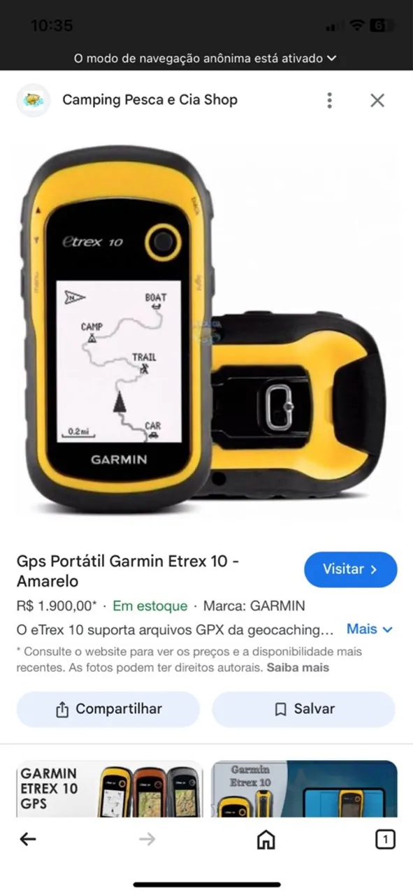 Gps etrex 10