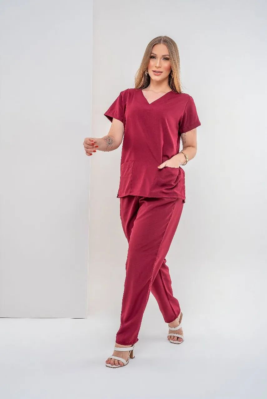 Scrub / conjunto privativo vinho - Foto 5