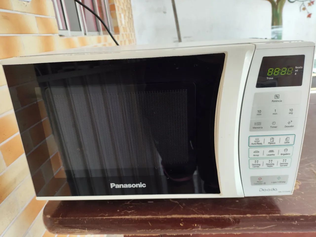 Microondas Panasonic,21 lts,110 volts, entrego e dou garantia 