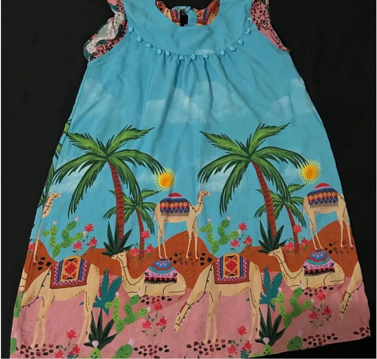 Vestido estampado infantil 