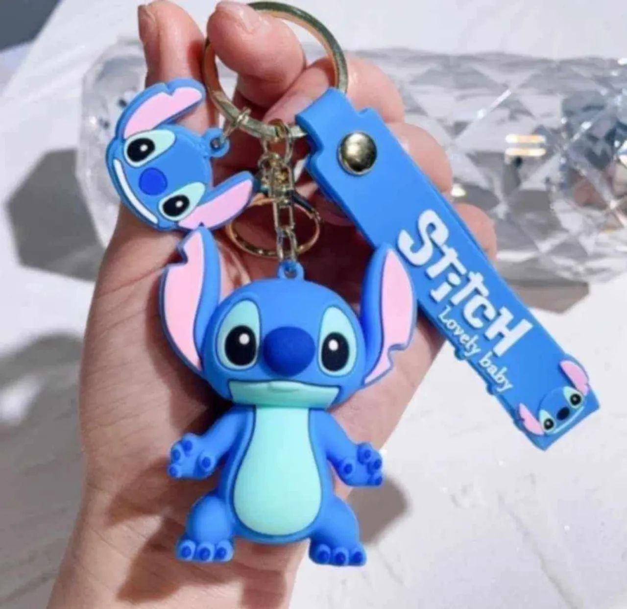 CHAVEIRO LILO STITCH AZUL