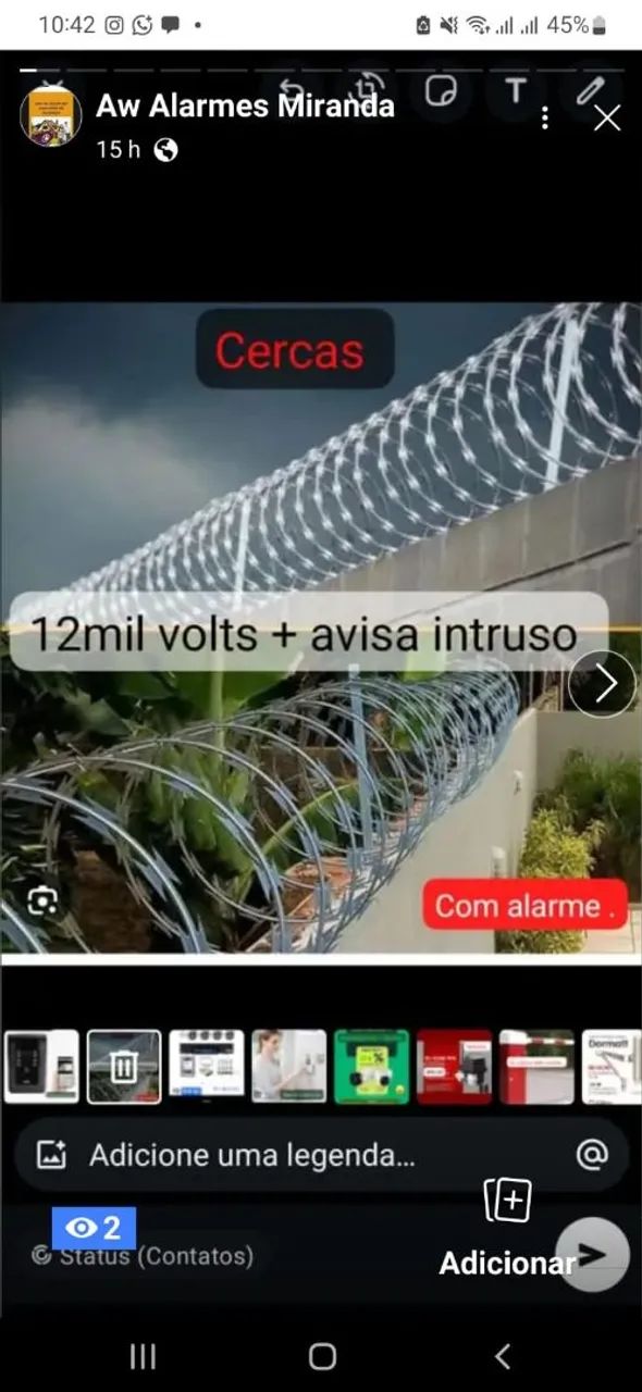 Cercas elétrica e segurança 