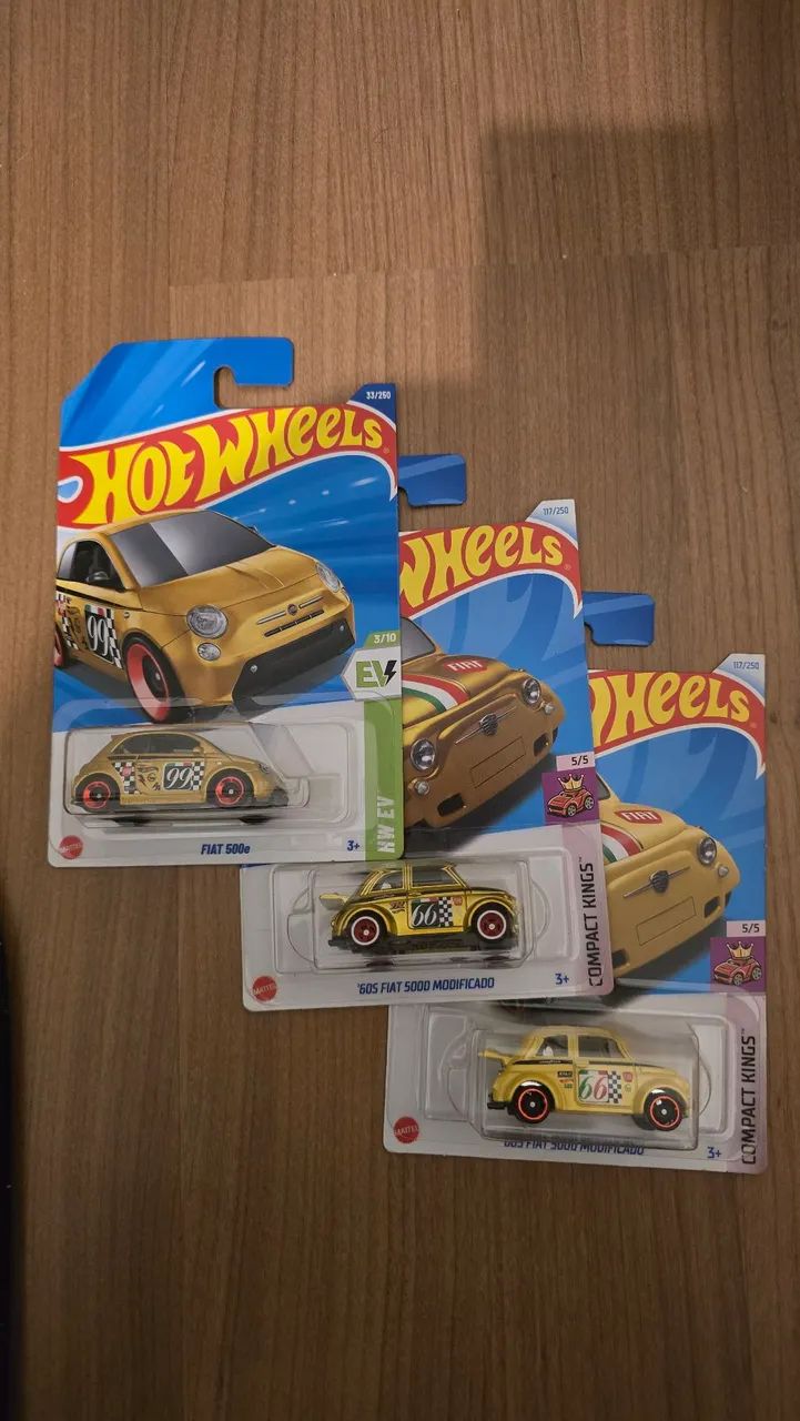 Hot Wheels Fiat 500e e 5000 Modificado STH