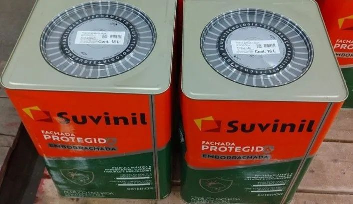 Tinta Acrílica Suvinil Fachada 18L - Protegida Emborrachada - Foto 2