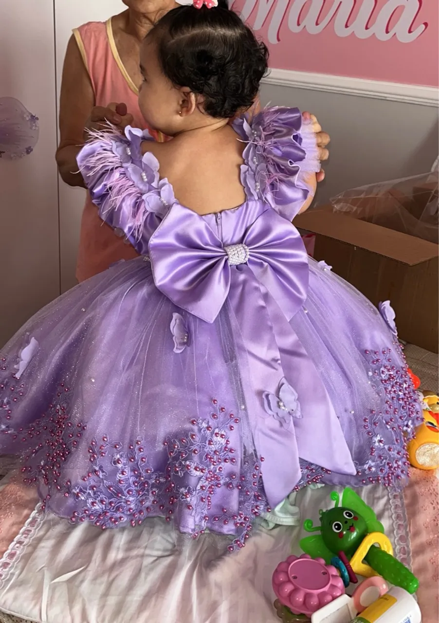 Vestido novo para festa Jardim Encantado 