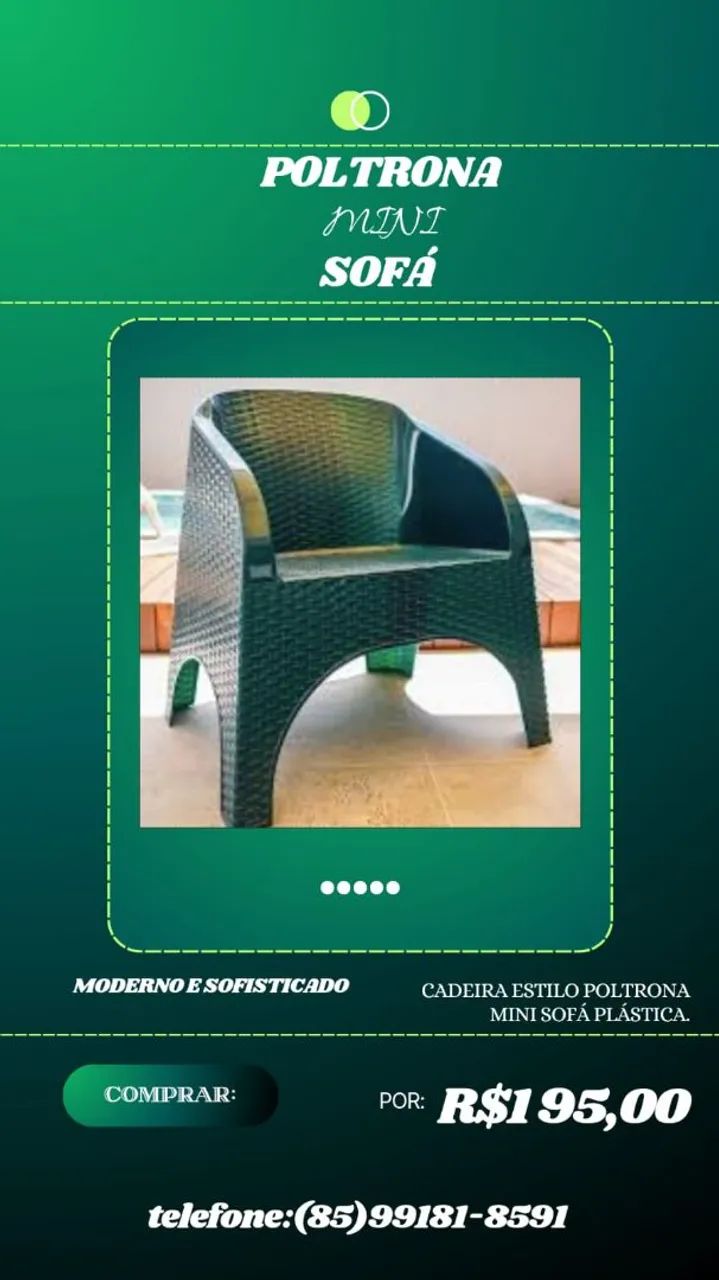 POLTRONA MODERNA E FIRME PARA VENDA NO ATACADO  - Foto 4
