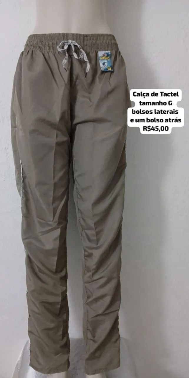 Calça masculina de Tactel - Foto 3