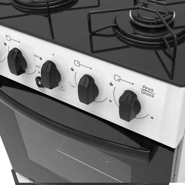 FOGÃO DE 4 BOCAS AUTOMATICO E FORNO 50 LITROS E MESA DE VIDRO (SUPER PROMOÇÃO PEÇA JÁ) - Foto 2
