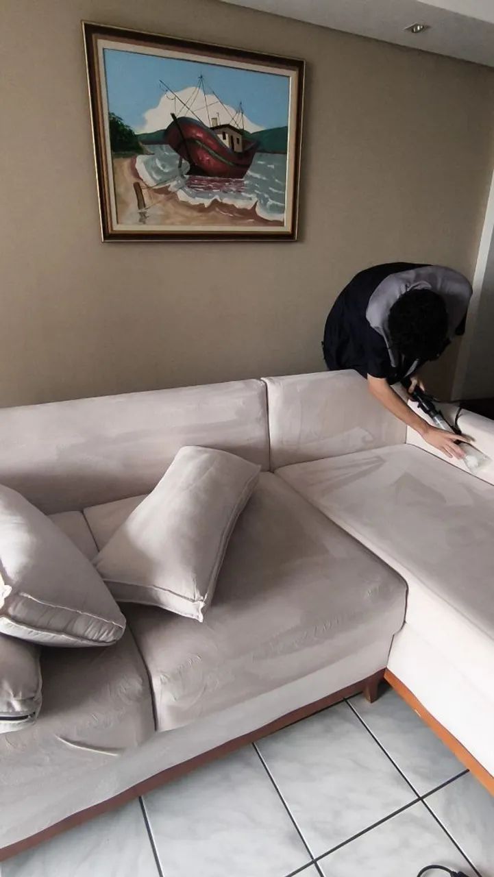 Lavagem Profissional de sofá a seco e colchão em João Pessoa-PB  - Foto 2