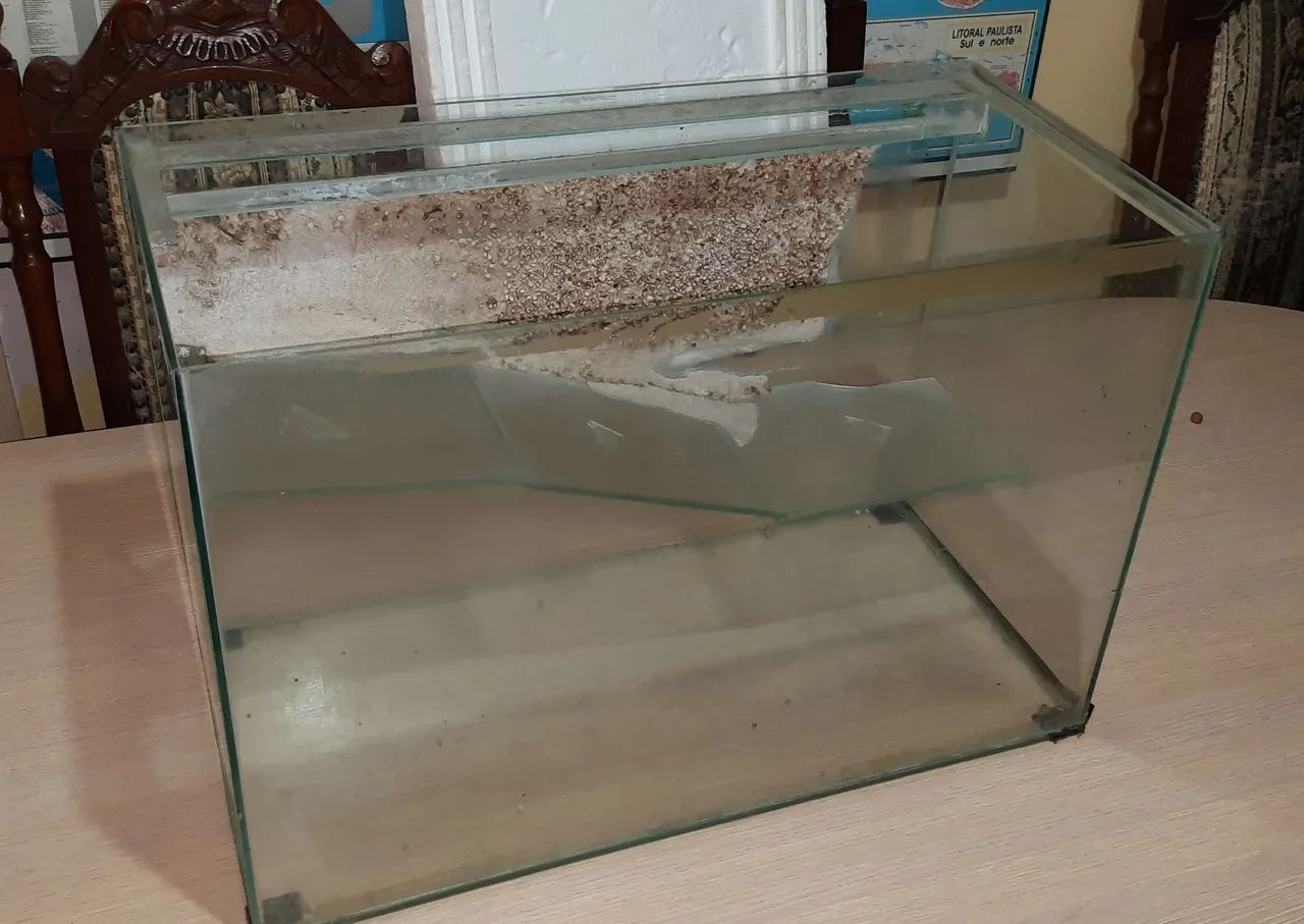 Aquário de Vidro 2 andares 72 litros terráreo  - Foto 2