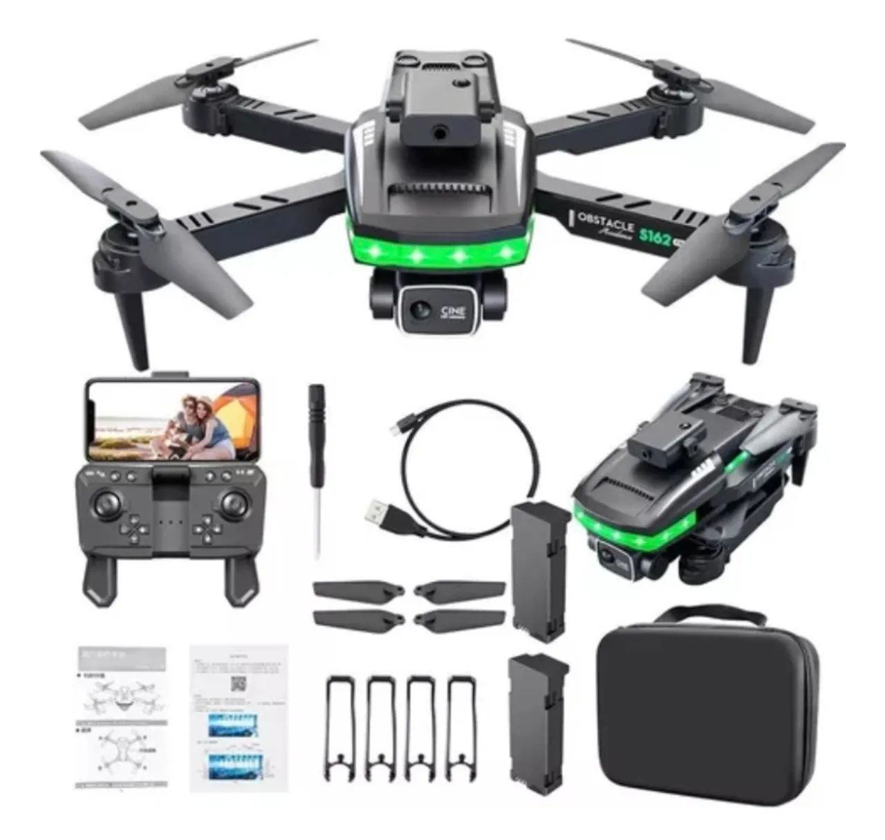 Drone LT 12868 - Câmera HD, Dobrável e Fácil de Pilotar! - Foto 3