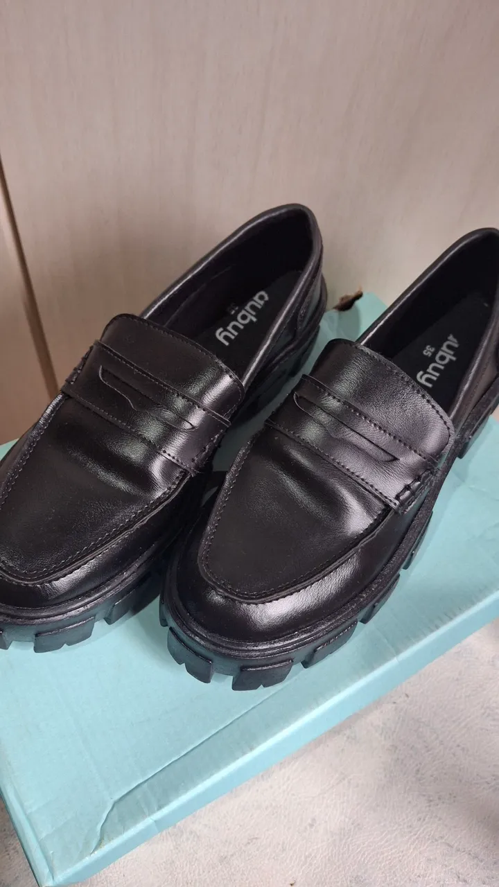 sapatos oxford feminino preto novo - dubuy