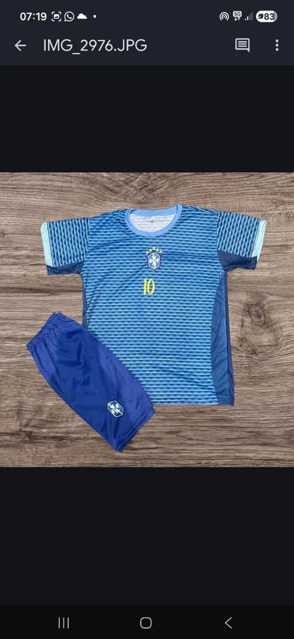 Conjunto infantil Brasil 