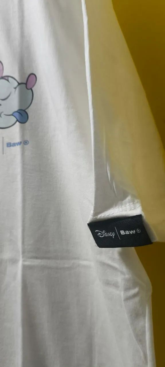 Camiseta FUN BAW X DISNEY Off White G - Foto 2