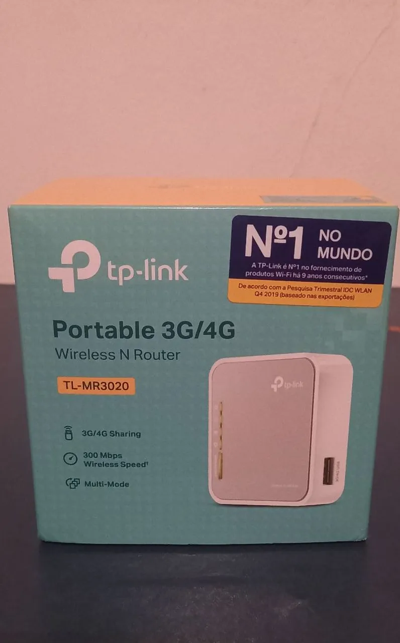 Roteador TP-Link Portable 3G/4G TL-MR3020