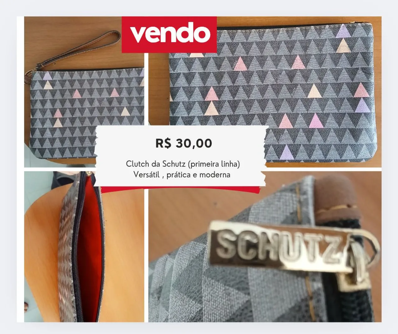 Clutch Schutz (Primeira Linha) - Versátil e Moderna!