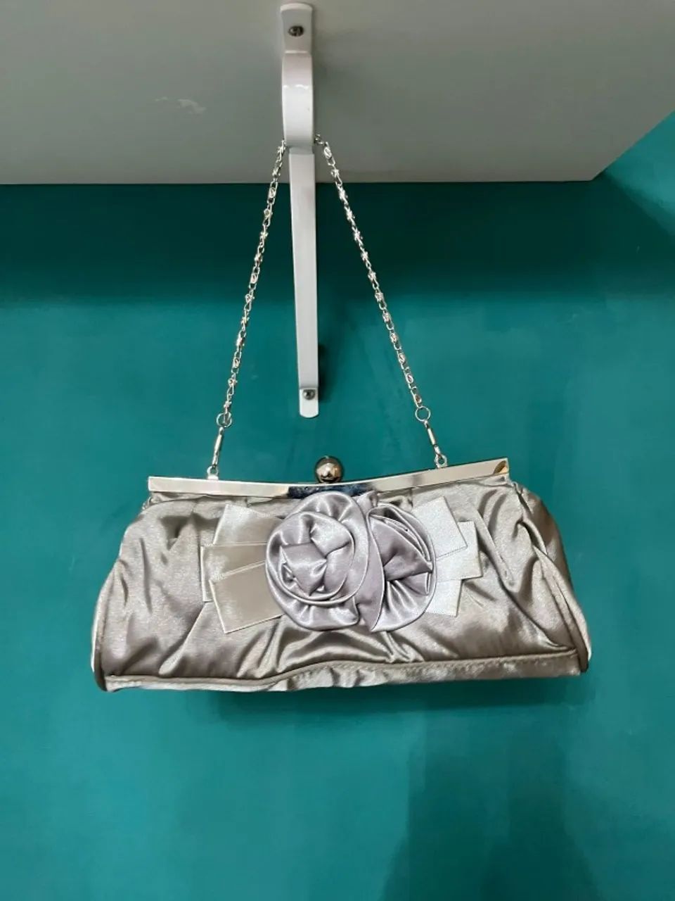 Bolsa de festa prata