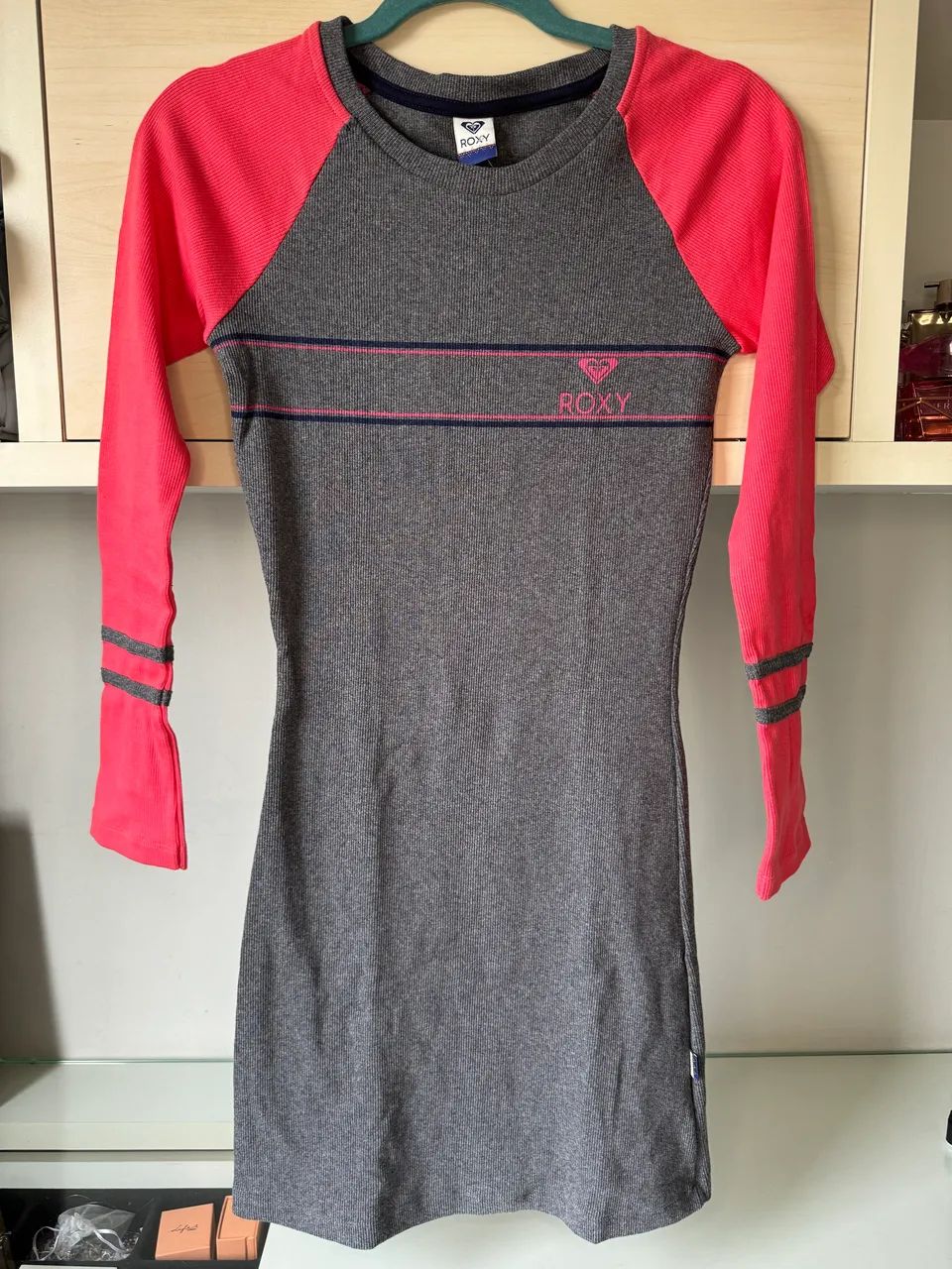 vestido roxy manga longa - Foto 4