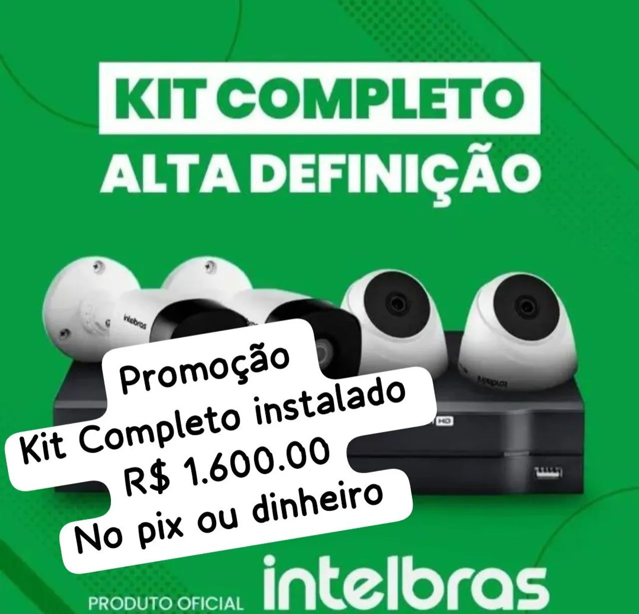 Instalação de Câmeras intelbras Segurança Eletrônica 