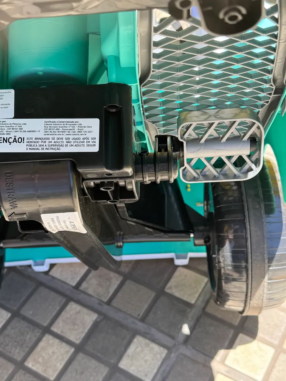 Carrinho carro Kombi Infantil Calesita - Foto 3
