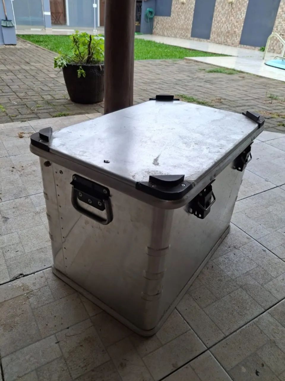 Cozinha de camping em alúminio 39X58X42cm - Foto 2