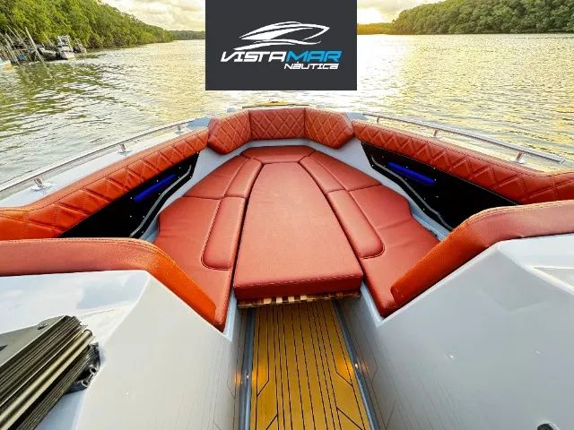 Lancha NHD 270 (265 nomenclatura Internacional) Open com motor popa 4T - Zero milhas - Foto 12