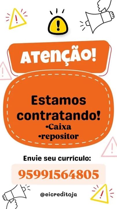 Vaga de emprego 