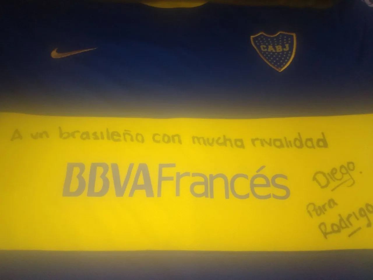 Camisa Boca Juniors Autografada