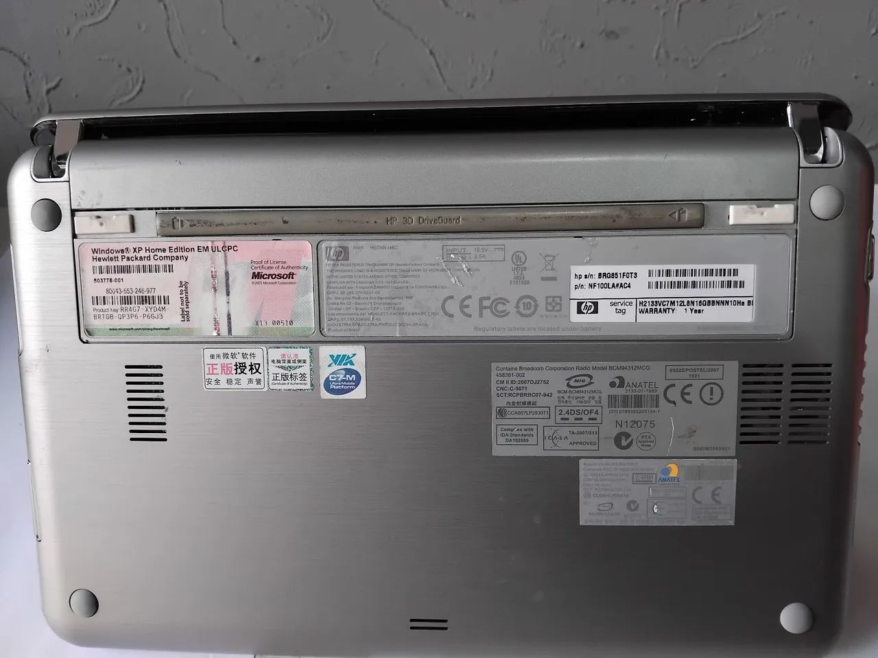 Netbook HP Mini hstnn 146c nf100la japan - Foto 3