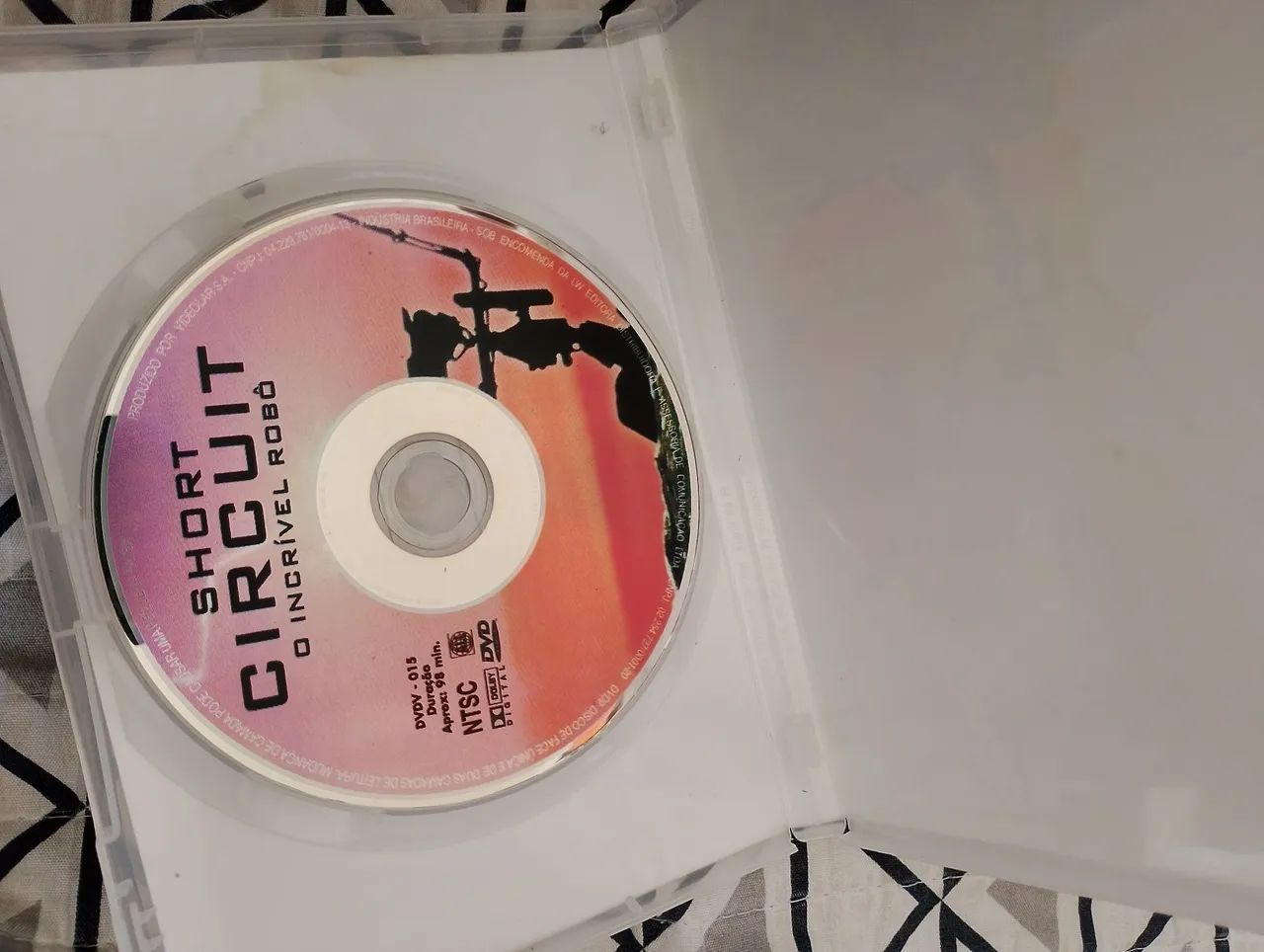Short Circuit O Incrível Robô dvd original filme raríssimo faço Olx pay  - Foto 4
